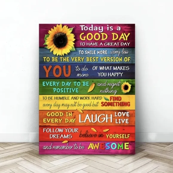 Wall Art Teen Gift Idea Inspiration Colorful Boho Art Style Decor Gifts For Her - Picture 2 of 8